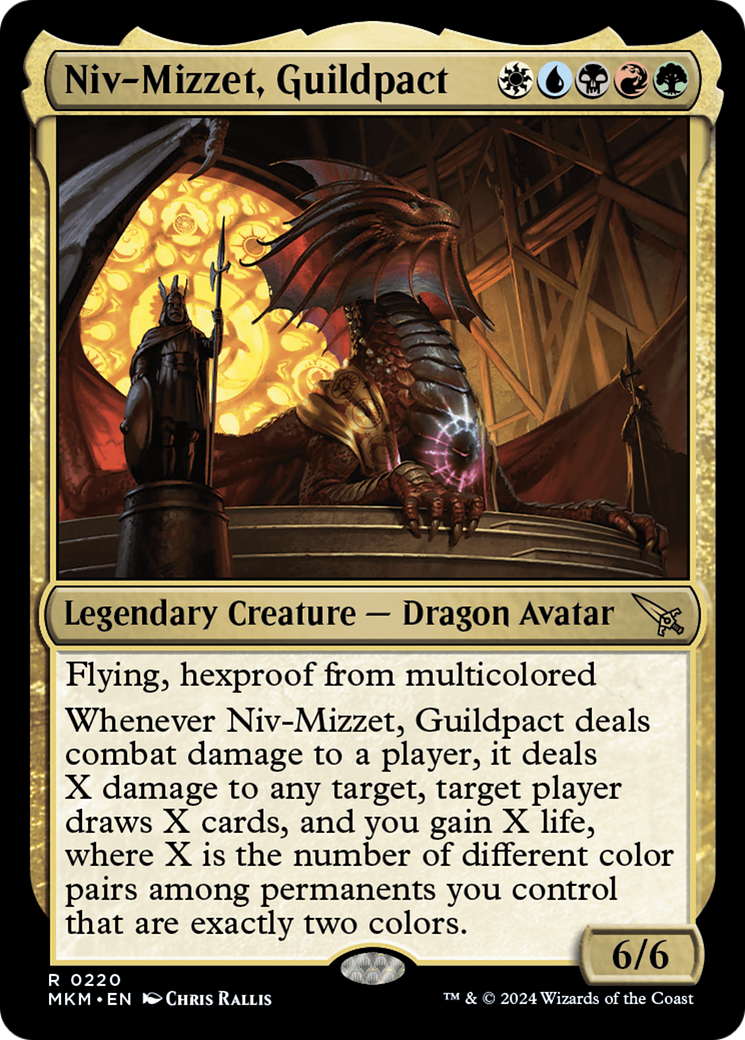 Niv-Mizzet, Guildpact [Murders at Karlov Manor] | The Gaming Verse