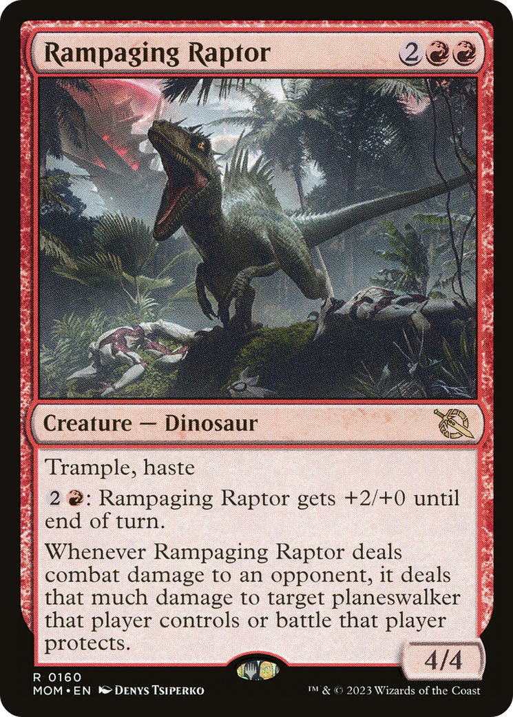 Rampaging Raptor [March of the Machine] | The Gaming Verse