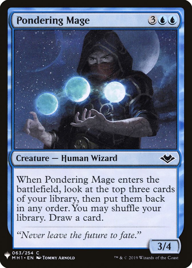 Pondering Mage [Mystery Booster] | The Gaming Verse