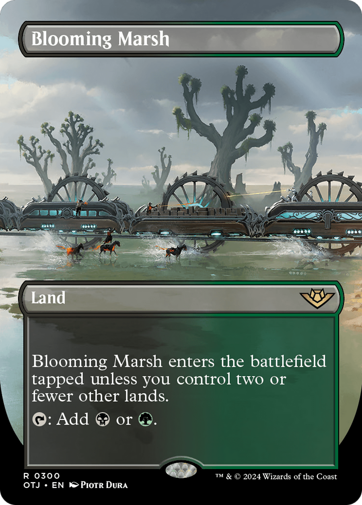 Blooming Marsh (Borderless) [Outlaws of Thunder Junction] | The Gaming Verse