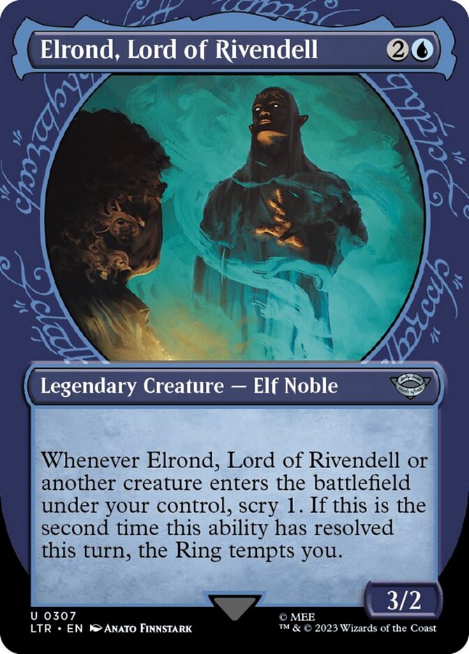 Elrond, Lord of Rivendell (Showcase Ring Frame) [The Lord of the Rings: Tales of Middle-Earth] | The Gaming Verse