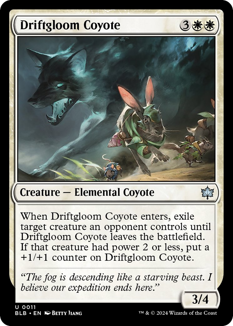 Driftgloom Coyote [Bloomburrow] | The Gaming Verse