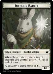 Bat // Intrepid Rabbit Double-Sided Token [Bloomburrow Tokens] | The Gaming Verse