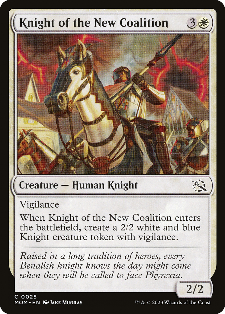 Knight of the New Coalition [March of the Machine] | The Gaming Verse