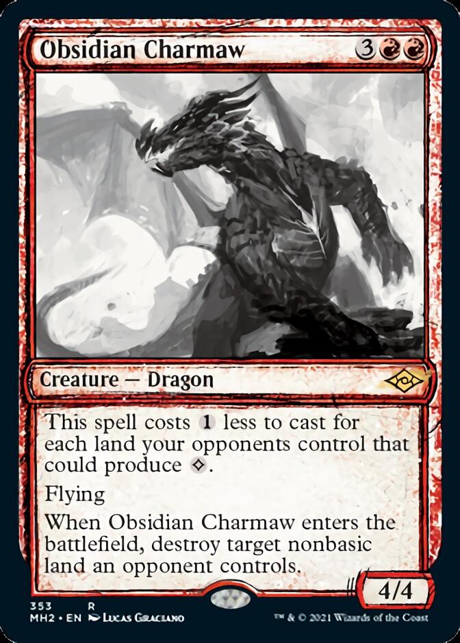 Obsidian Charmaw (Sketch) [Modern Horizons 2] | The Gaming Verse