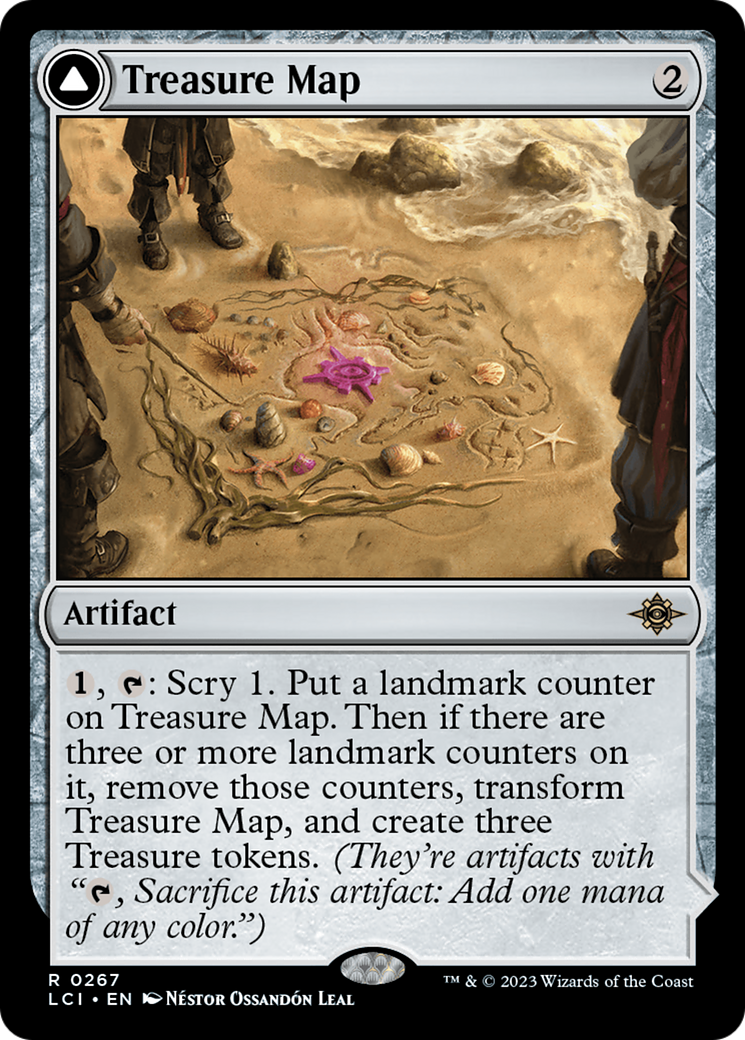 Treasure Map // Treasure Cove [The Lost Caverns of Ixalan] | The Gaming Verse