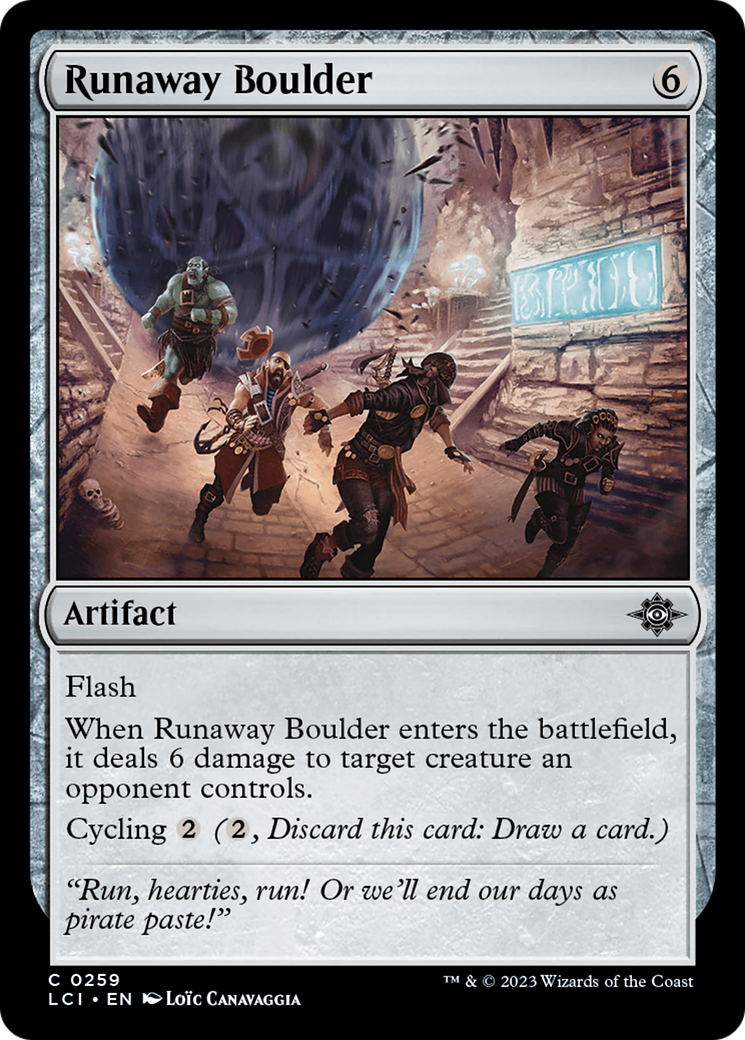 Runaway Boulder [The Lost Caverns of Ixalan] | The Gaming Verse