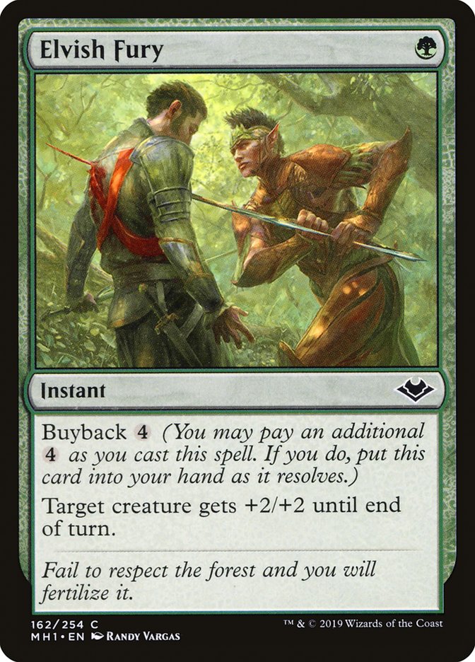 Elvish Fury [Modern Horizons] | The Gaming Verse