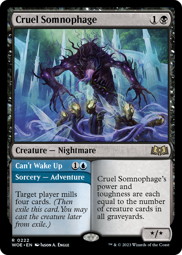 Cruel Somnophage // Can't Wake Up [Wilds of Eldraine] | The Gaming Verse