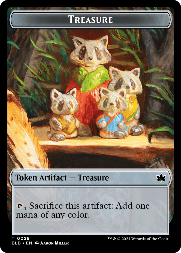 Treasure Token [Bloomburrow Tokens] | The Gaming Verse