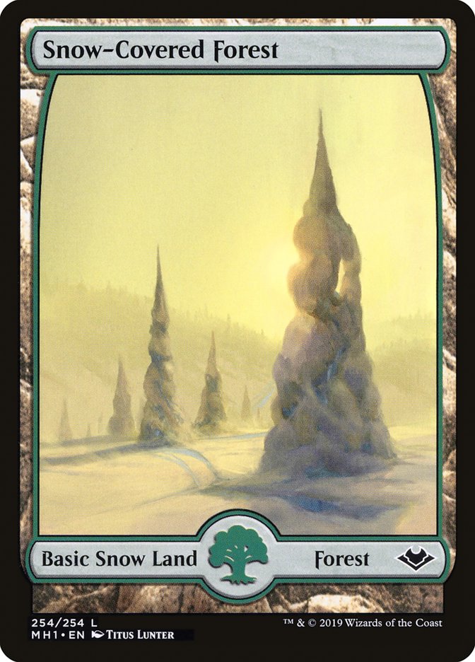 Snow-Covered Forest [Modern Horizons] | The Gaming Verse