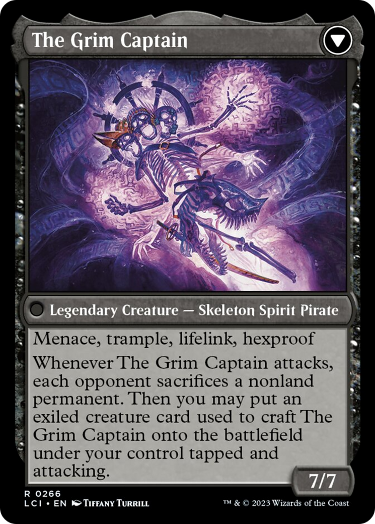 Throne of the Grim Captain // The Grim Captain [The Lost Caverns of Ixalan] | The Gaming Verse