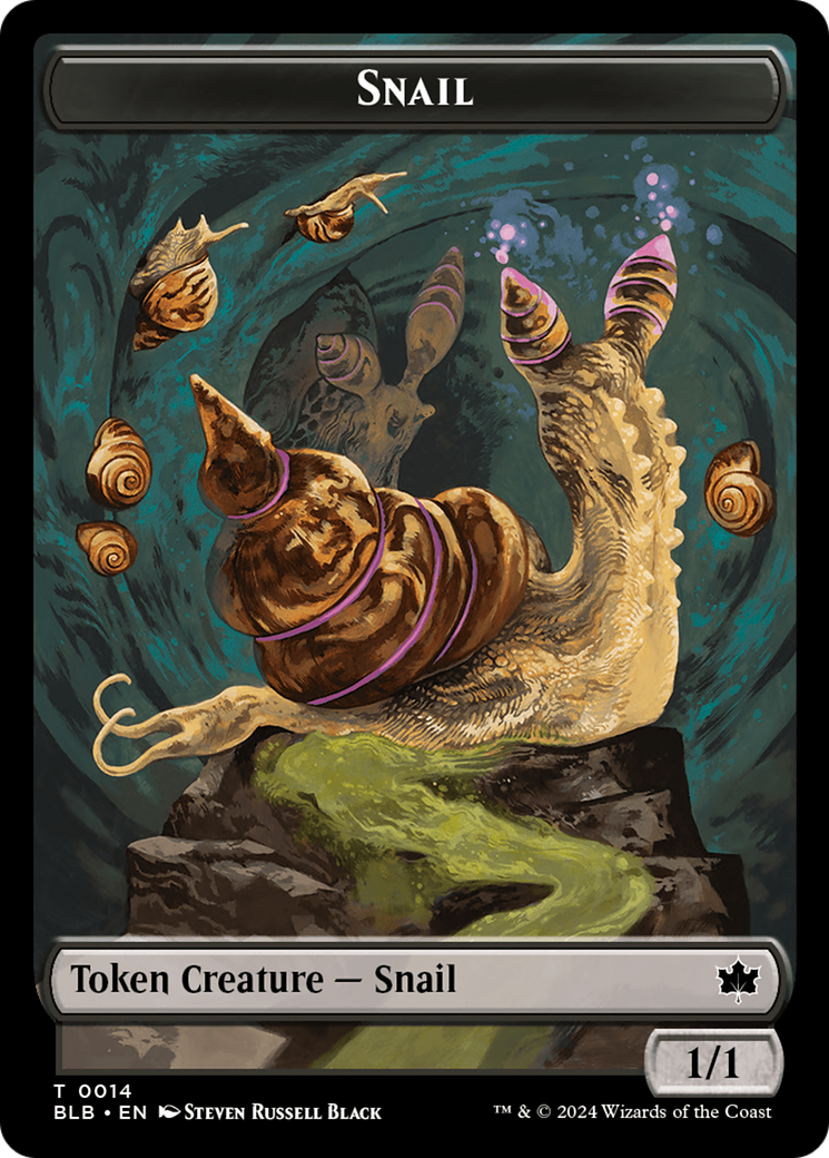 Snail Token [Bloomburrow Tokens] | The Gaming Verse