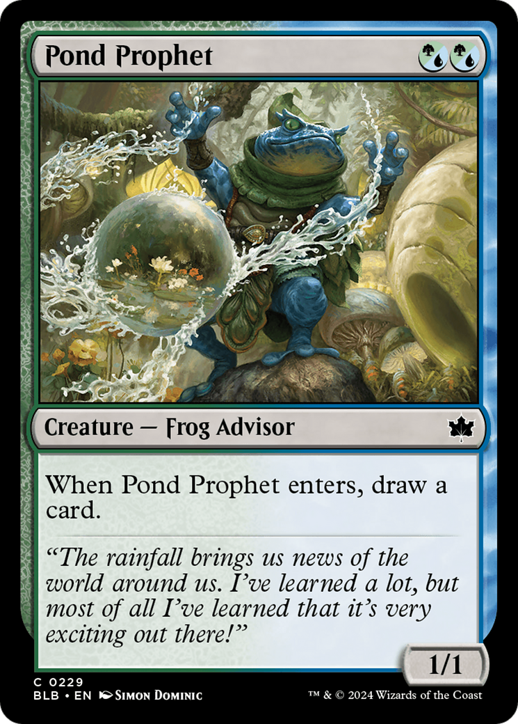 Pond Prophet [Bloomburrow] | The Gaming Verse