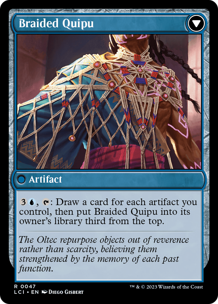 Braided Net // Braided Quipu [The Lost Caverns of Ixalan] | The Gaming Verse