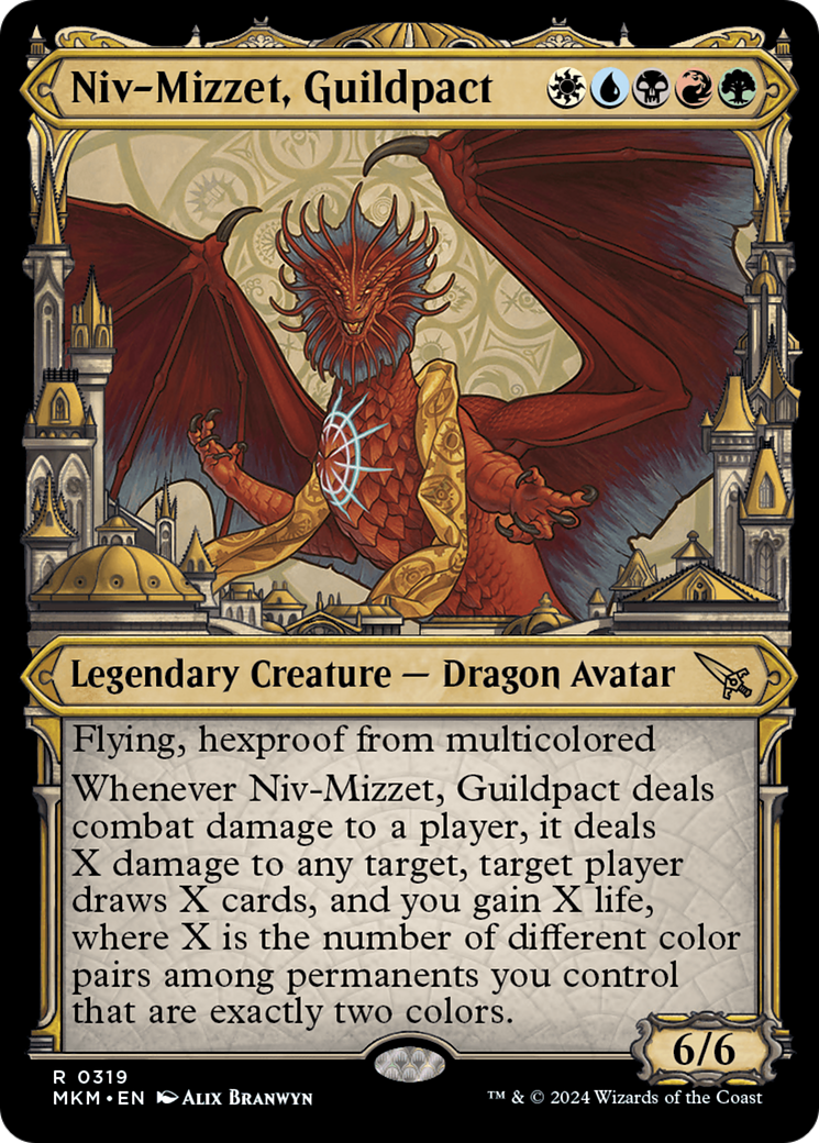 Niv-Mizzet, Guildpact (Showcase) (319) [Murders at Karlov Manor] | The Gaming Verse