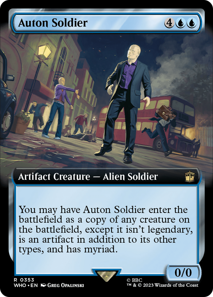 Auton Soldier (Extended Art) [Doctor Who] | The Gaming Verse