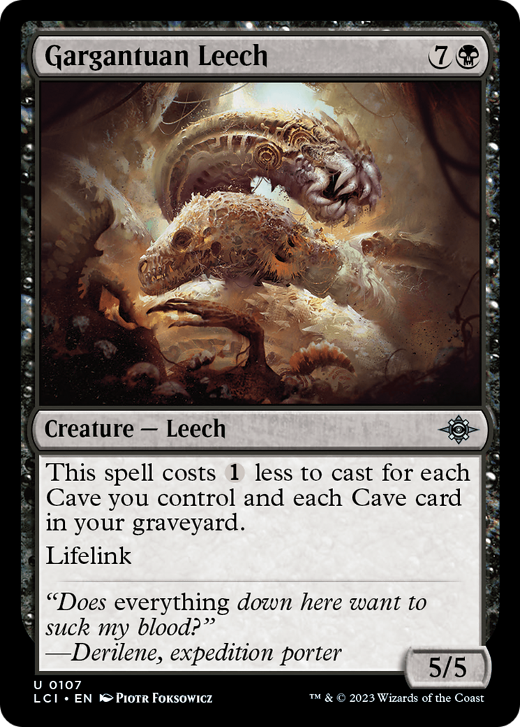 Gargantuan Leech [The Lost Caverns of Ixalan] | The Gaming Verse