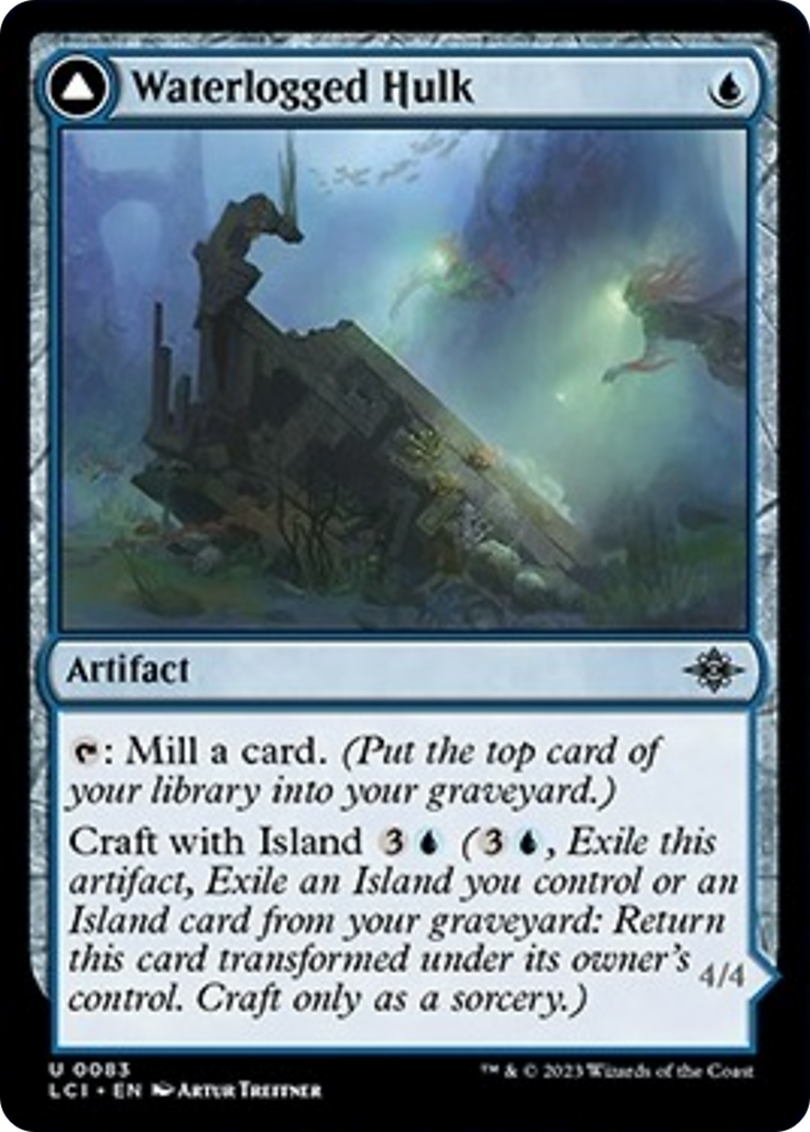 Waterlogged Hulk // Watertight Gondola [The Lost Caverns of Ixalan] | The Gaming Verse