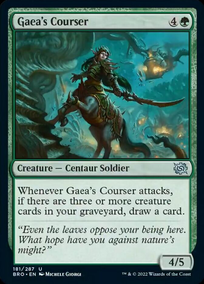 Gaea's Courser [The Brothers' War] | The Gaming Verse