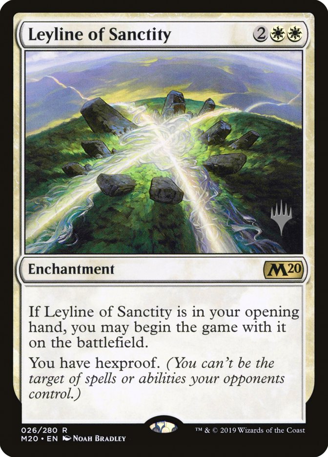 Leyline of Sanctity (Promo Pack) [Core Set 2020 Promos] | The Gaming Verse