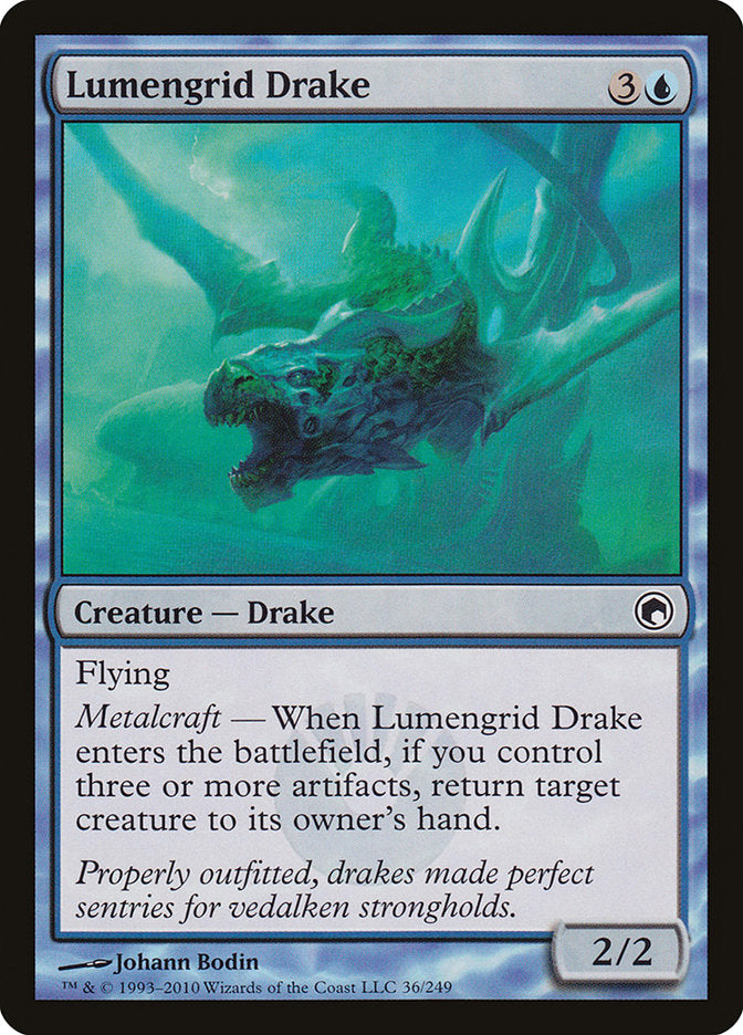 Lumengrid Drake [Scars of Mirrodin] | The Gaming Verse