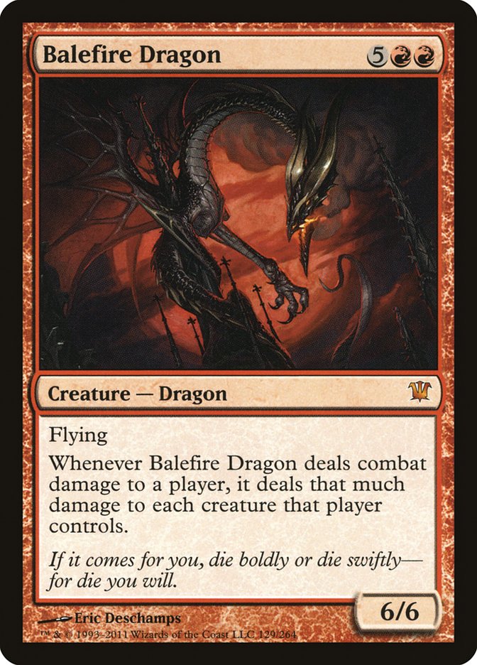 Balefire Dragon [Innistrad] | The Gaming Verse