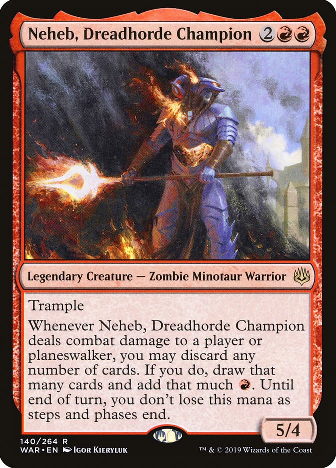 Neheb, Dreadhorde Champion [War of the Spark] | The Gaming Verse