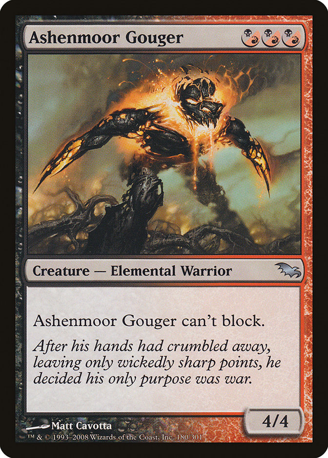 Ashenmoor Gouger [Shadowmoor] | The Gaming Verse