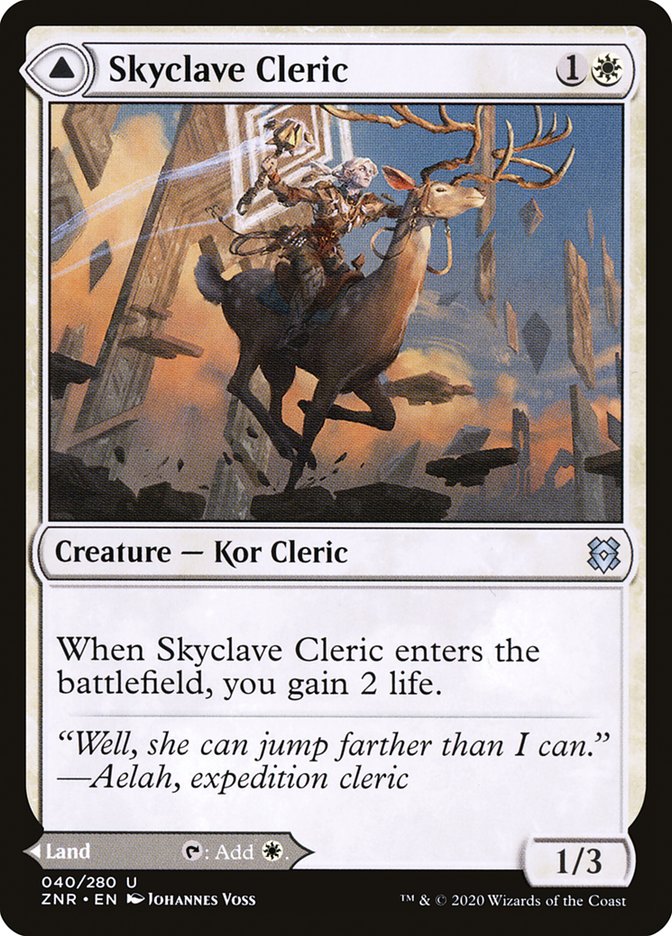 Skyclave Cleric // Skyclave Basilica [Zendikar Rising] | The Gaming Verse