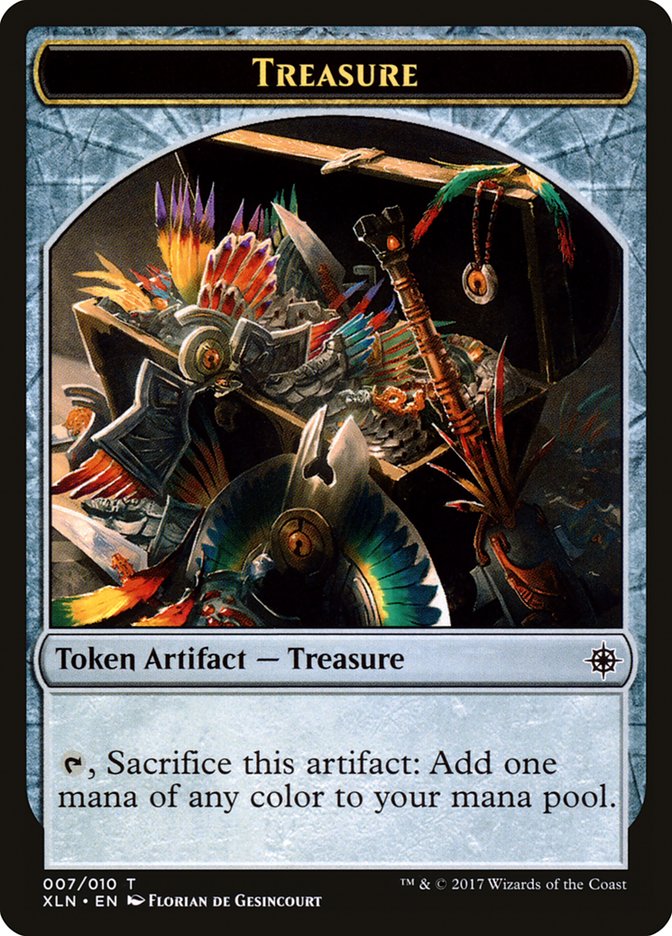 Treasure (007/010) [Ixalan Tokens] | The Gaming Verse