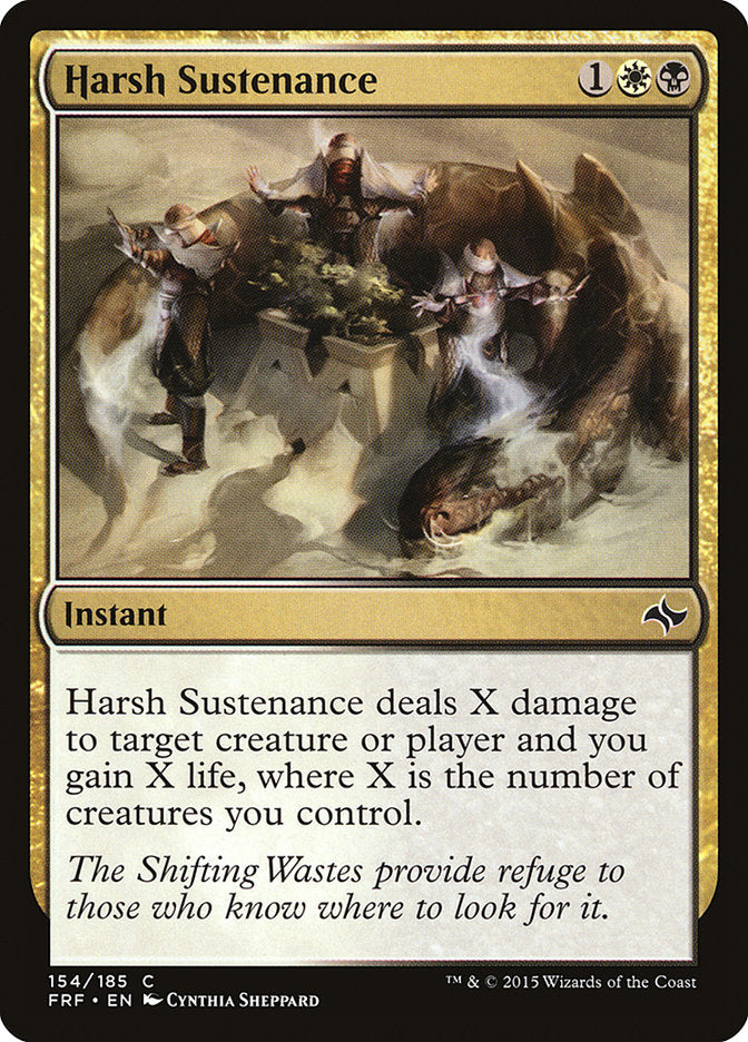 Harsh Sustenance [Fate Reforged] | The Gaming Verse