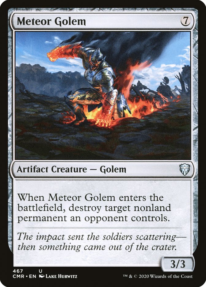 Meteor Golem (467) [Commander Legends] | The Gaming Verse