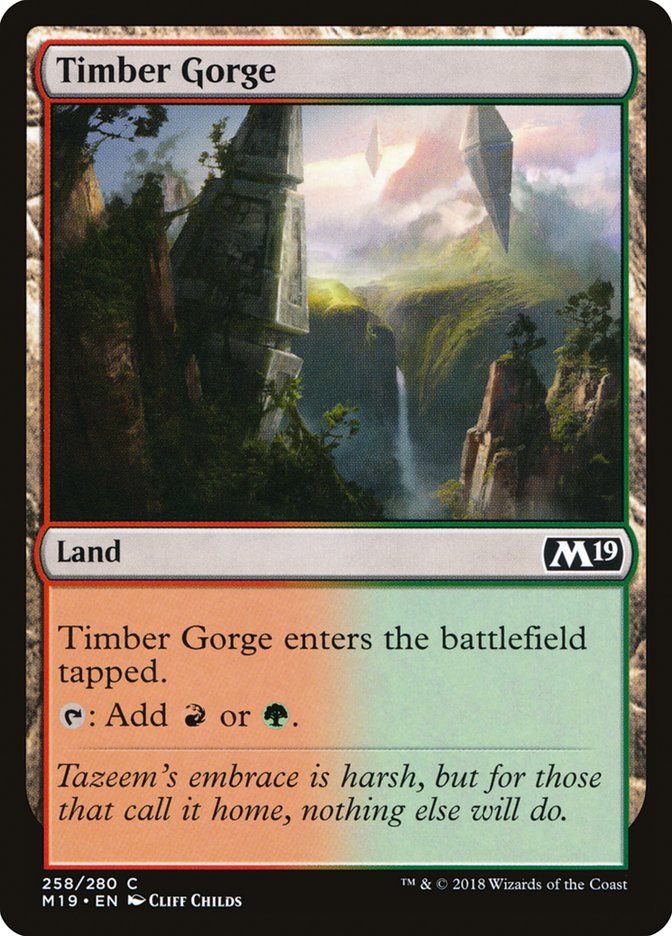 Timber Gorge [Core Set 2019] | The Gaming Verse