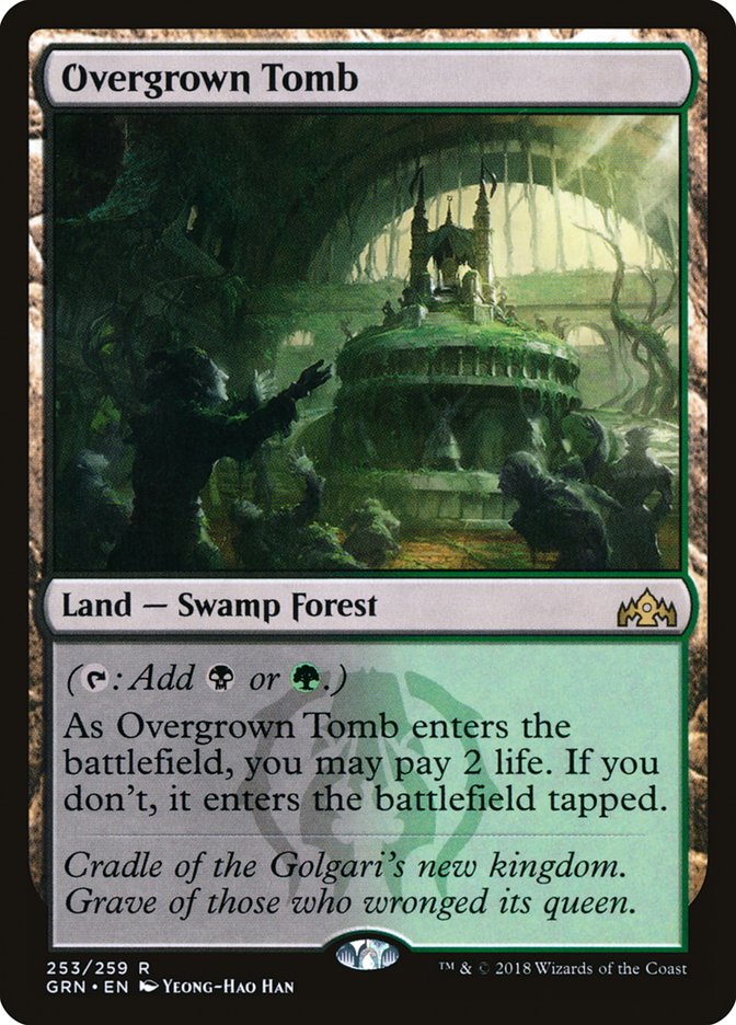 Overgrown Tomb [Guilds of Ravnica] | The Gaming Verse