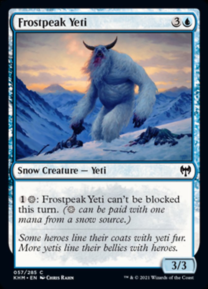 Frostpeak Yeti [Kaldheim] | The Gaming Verse