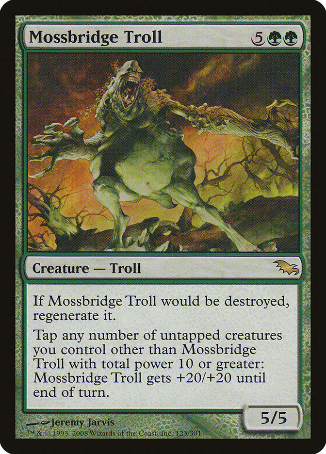 Mossbridge Troll [Shadowmoor] | The Gaming Verse