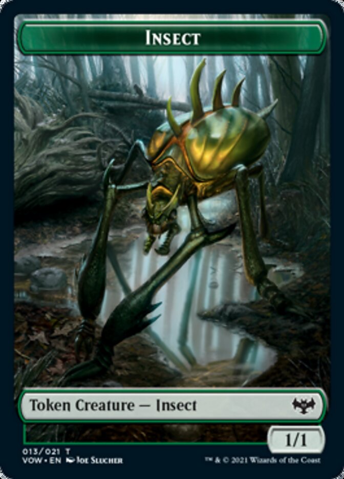 Insect Token [Innistrad: Crimson Vow Tokens] | The Gaming Verse