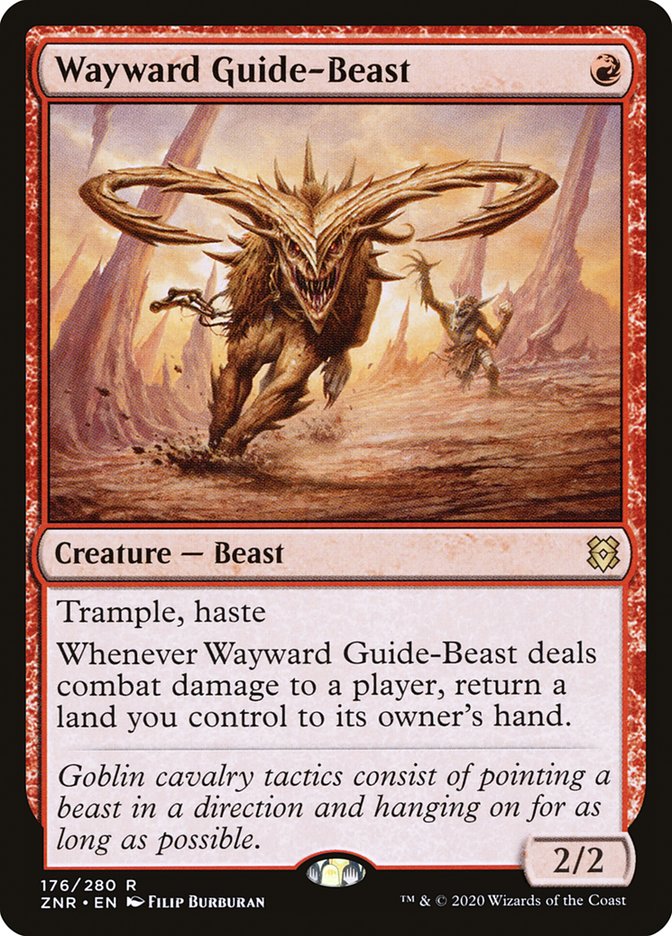 Wayward Guide-Beast [Zendikar Rising] | The Gaming Verse