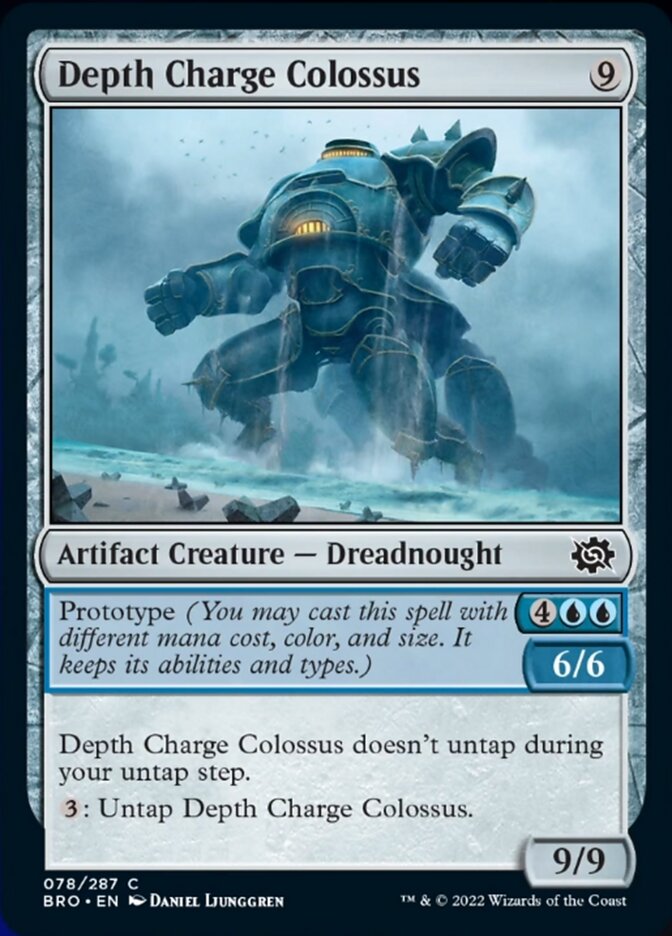 Depth Charge Colossus [The Brothers' War] | The Gaming Verse