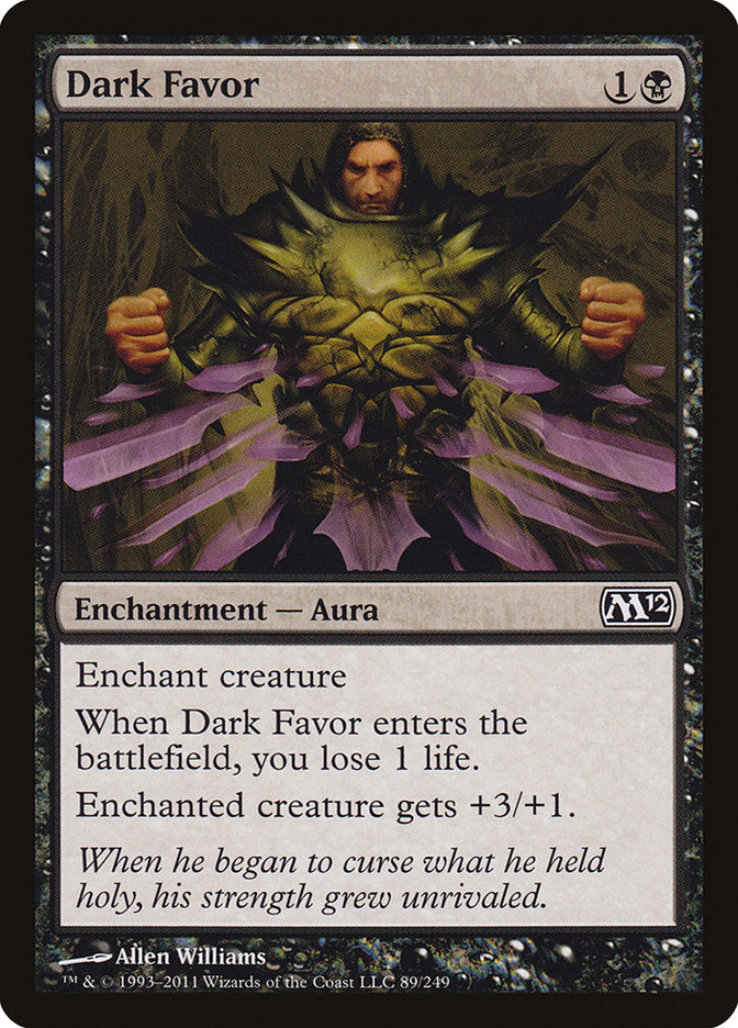 Dark Favor [Magic 2012] | The Gaming Verse