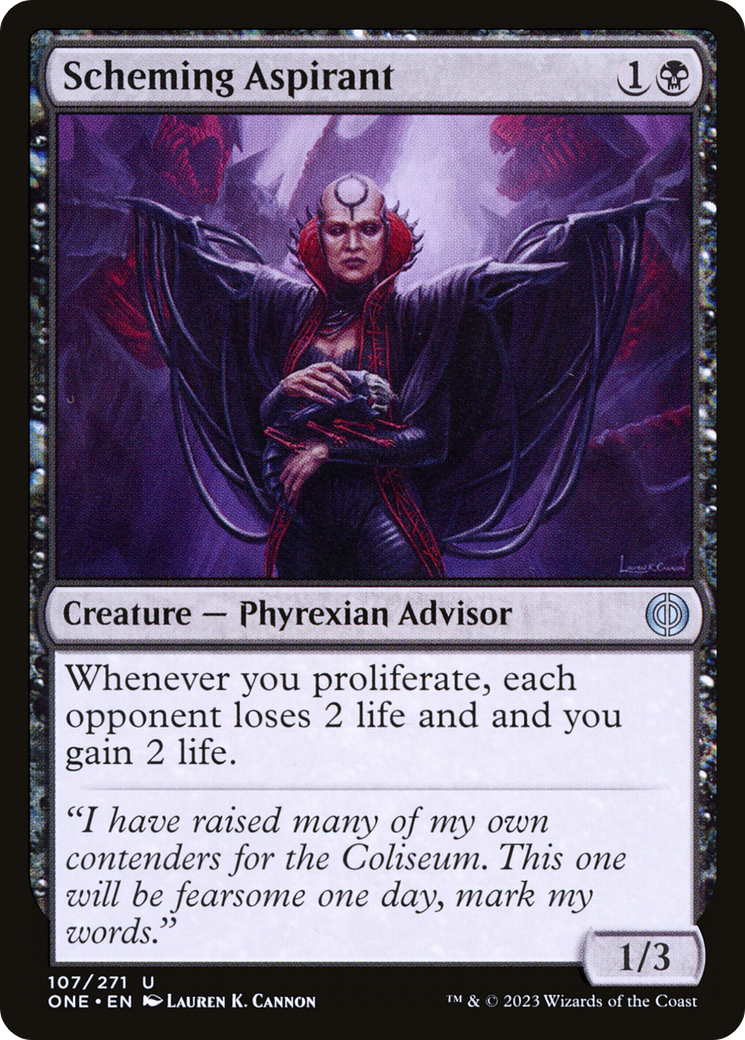 Scheming Aspirant [Phyrexia: All Will Be One] | The Gaming Verse