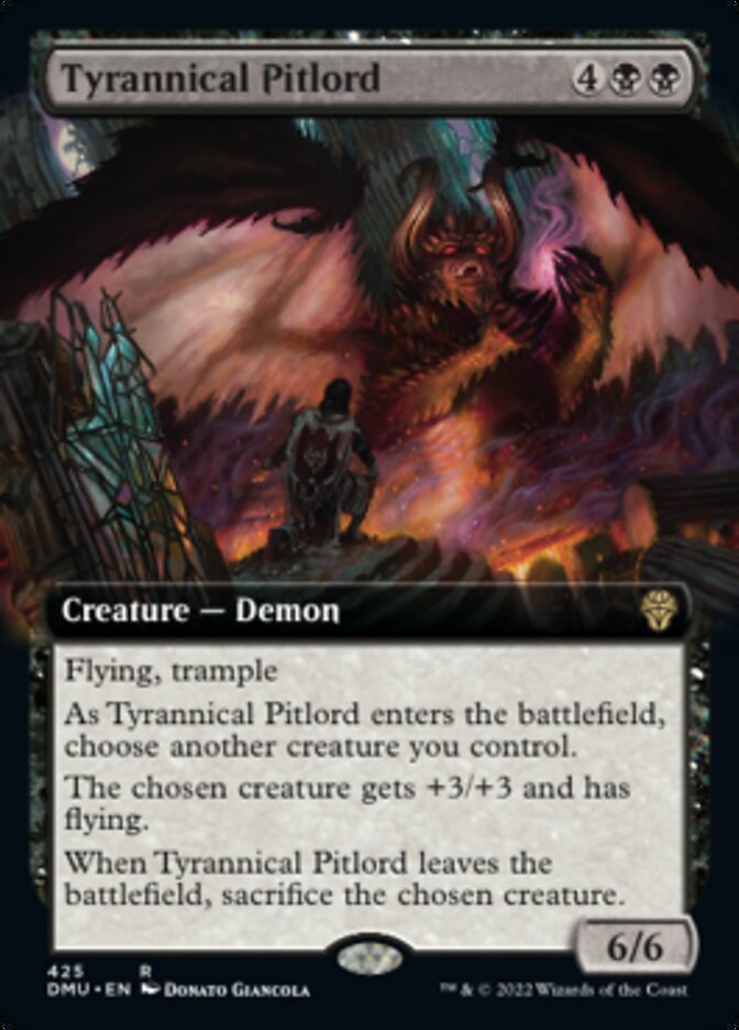 Tyrannical Pitlord (Extended Art) [Dominaria United] | The Gaming Verse