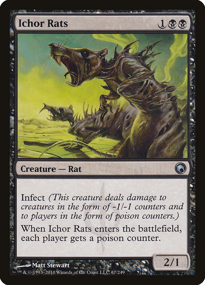 Ichor Rats [Scars of Mirrodin] | The Gaming Verse