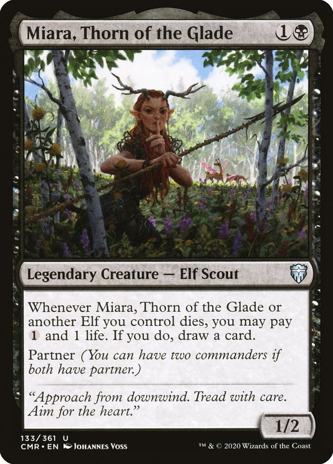 Miara, Thorn of the Glade [Commander Legends] | The Gaming Verse