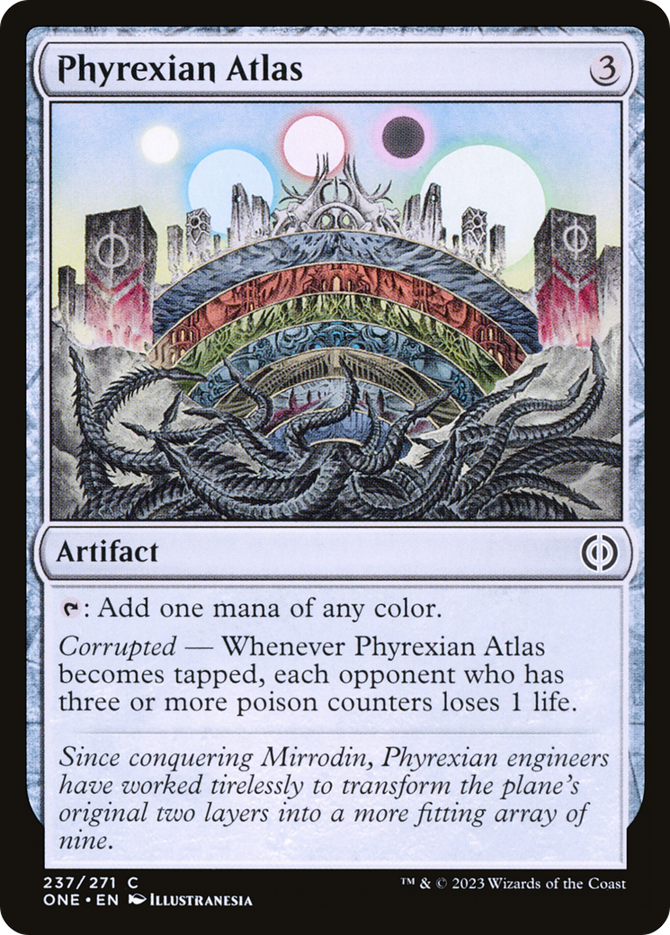 Phyrexian Atlas [Phyrexia: All Will Be One] | The Gaming Verse