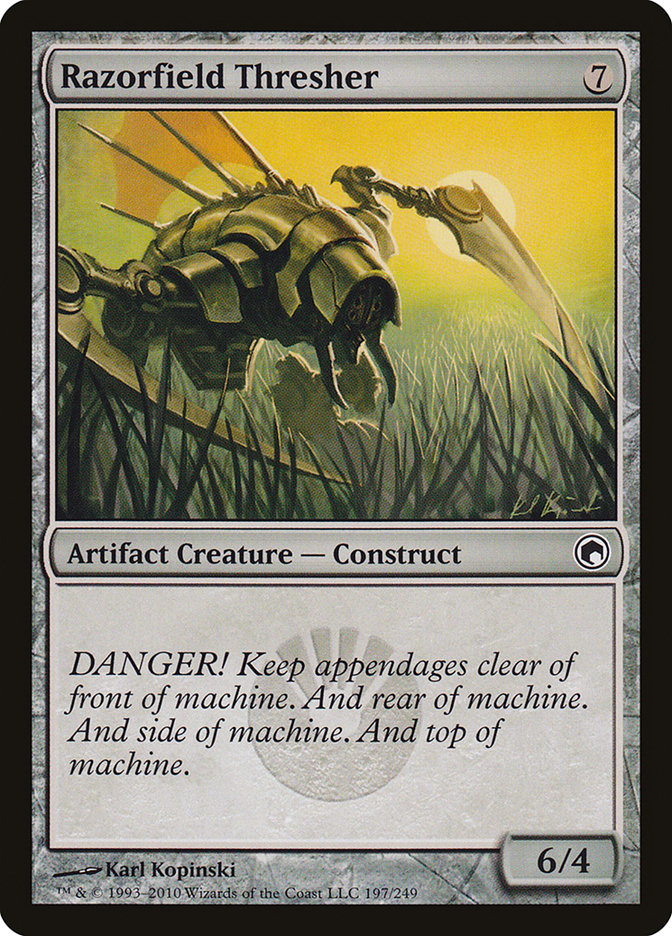 Razorfield Thresher [Scars of Mirrodin] | The Gaming Verse