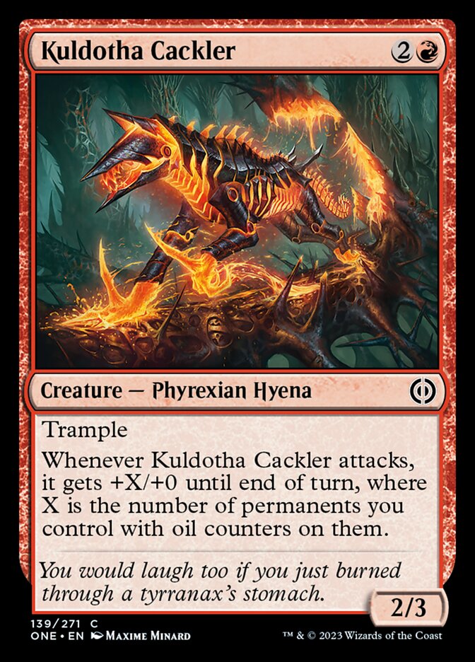 Kuldotha Cackler [Phyrexia: All Will Be One] | The Gaming Verse