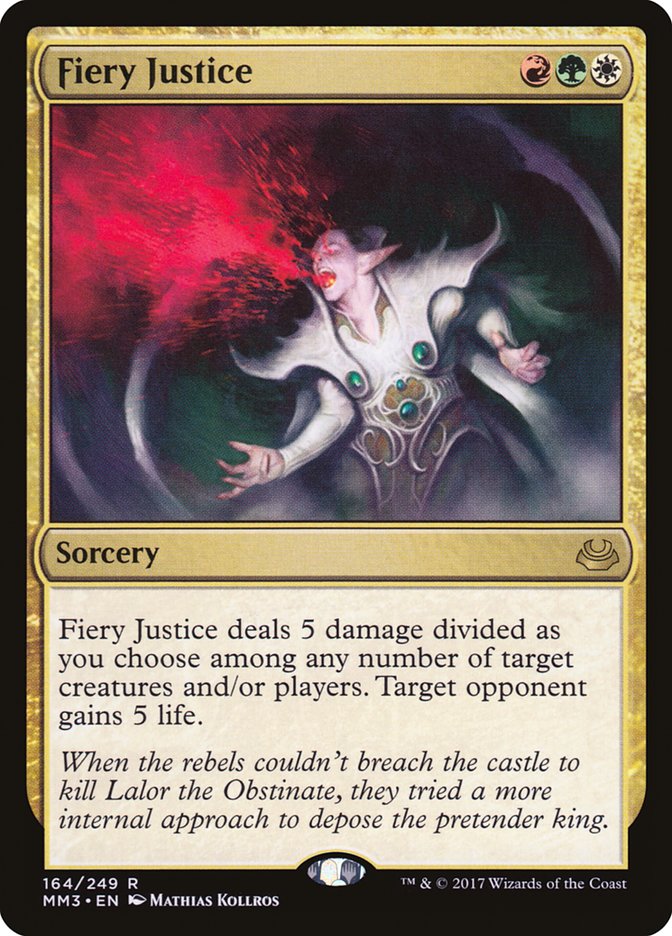 Fiery Justice [Modern Masters 2017] | The Gaming Verse