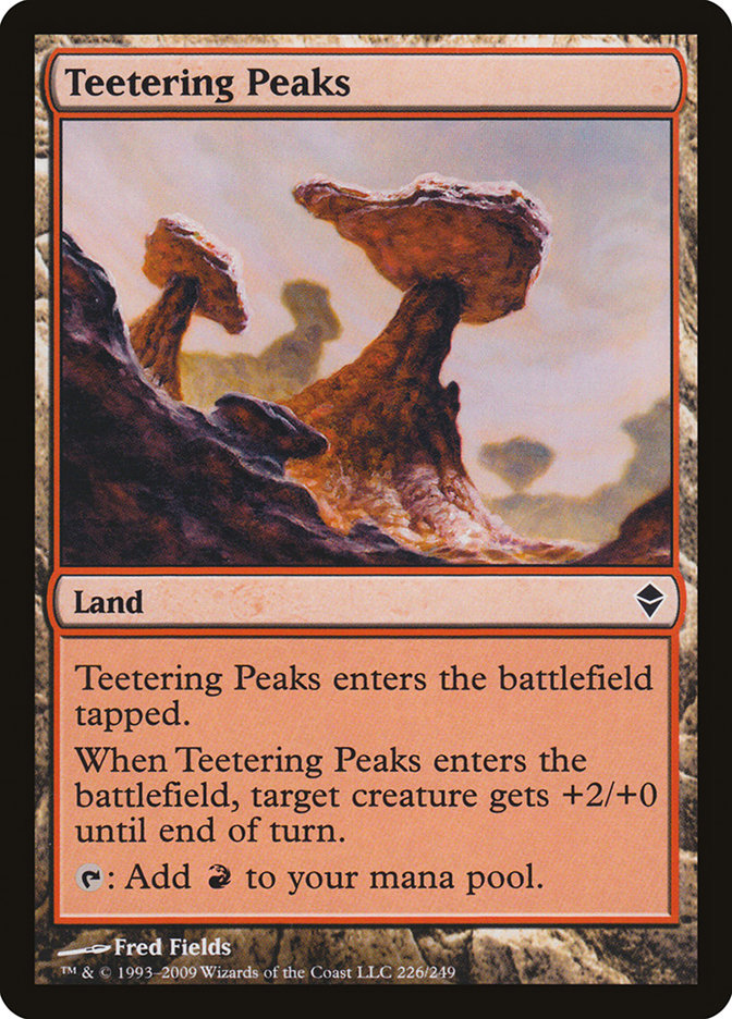 Teetering Peaks [Zendikar] | The Gaming Verse